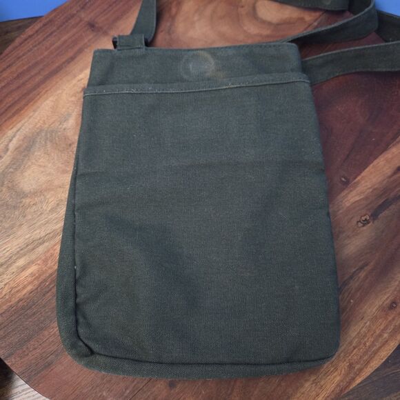 Kavu Keeper Crossbody Bag Forest Green Mountain Trim Boho Messenger Adj Strap - Picture 5 of 9